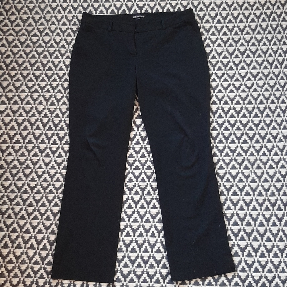 Express Straight Black Pants